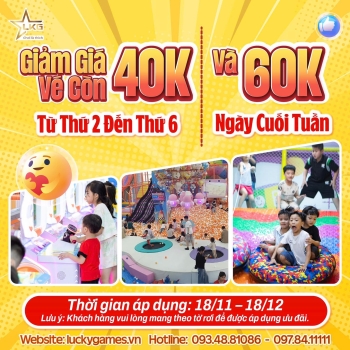 GIẢM GIÁ VÉ CÒN 40K NGÀY THỨ & 60K NGÀY CUỐI TUẦN