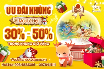 ƯU ĐÃI KHỦNG MÙA LỄ HỘI: GIẢM 30–50% TRONG KHUNG GIỜ VÀNG